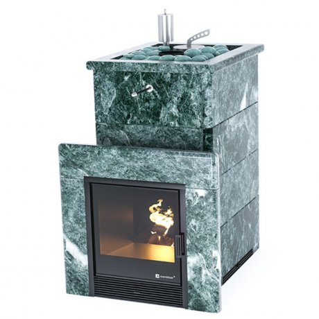 «Сочи» в полноценном кожухе из змеевика с открытым верхом, от 12 до 22 кубов «ИзиСтим»