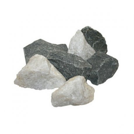 Камни «Микс дуэт» долерит, кварц, 20 кг «Огненный камень»