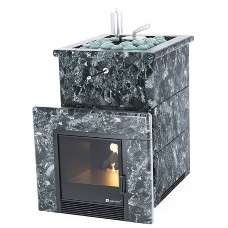 «Анапа» в полноценном кожухе из пироксенита с открытым верхом, от 8 до 16 кубов «ИзиСтим»