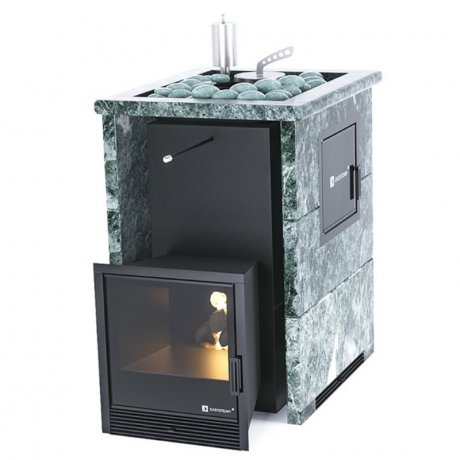 «Анапа-М2» в трёхстороннем кожухе из змеевика с открытым верхом, от 8 до 16 кубов «ИзиСтим»