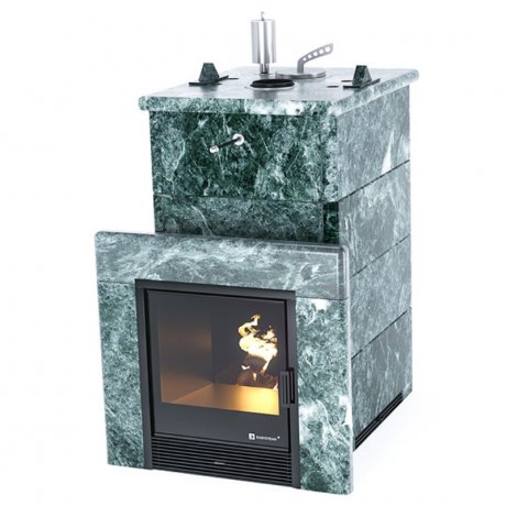 «Геленджик» в полноценном кожухе из змеевика, от 18 до 35 кубов «ИзиСтим»