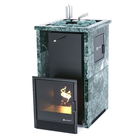 «Геленджик-М2» в трёхстороннем кожухе из змеевика с открытым верхом, от 18 до 35 кубов «ИзиСтим»