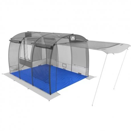 Пол из тарпаулина для палатки-бани «МОРЖ MAX», летнего шатра «МОРЖ»